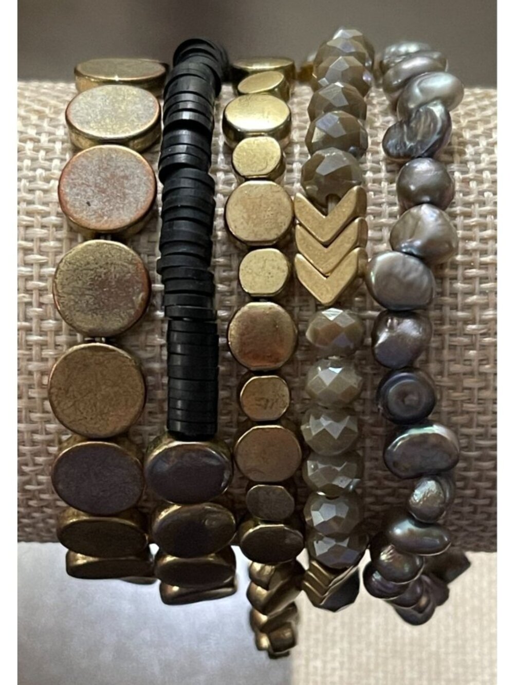 Boho Beaded Multi-Strand Bracelet Stack Set - Picture 3 of 3